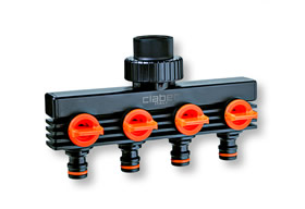 Claber 3/4 Inches 4 Outlet Distributor